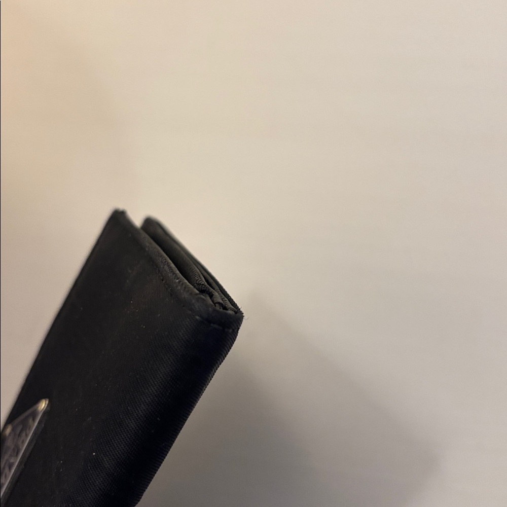 PRADA BLACK NYLON CARD HOLDER - Picture 6 of 14